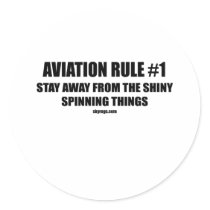 AVIATION RULE 1 STICKER