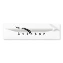 Aviator bumper sticker bumper stickers by alvareze82 Aviator bumper sticker bumper stickers