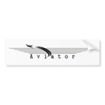 Aviator bumper sticker bumper stickers by alvareze82 Aviator bumper sticker bumper stickers