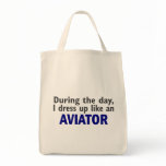 AVIATOR During The Day Canvas Bags