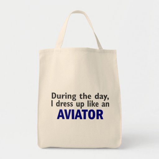 AVIATOR During The Day Canvas Bags
