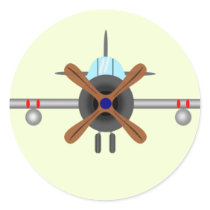 Aviator Plane Sticker