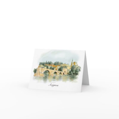 Avignon note card by grandjatte