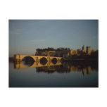 Avignon twilight postcard