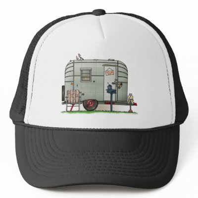 Avion Camper Trailer Hats by art1st