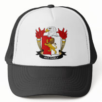 Avis Family Crest hats