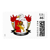 Avis Family Crest stamps