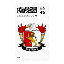 Avis Family Crest stamps