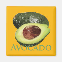 Avocado and Half Magnet