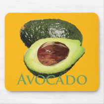 Avocado and Half Mouse Pad