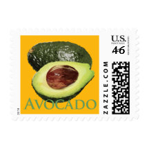 Avocado and Half Stamps