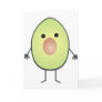 avocado greeting card