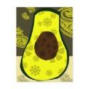 Avocado Pickle Postcard by pussreboots Avocado Pickle Postcard