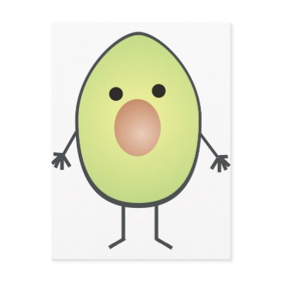 avocado post cards by HigherMammal