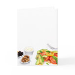 Avocado Salad And Olives Card