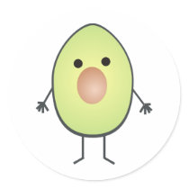 avocado stickers