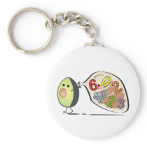 avocados numbers key chains