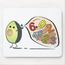 avocados numbers mouse pads