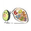 avocados numbers shirt