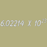 Avogadro's Number Shirt embroidered shirts