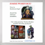 Avoid Zombie Management Mistakes Poster