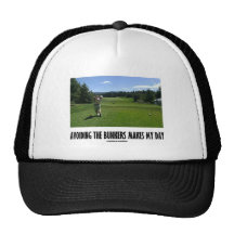 Avoiding The Bunkers Makes My Day (Golf) Mesh Hats