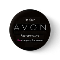 avon badge pinback buttons