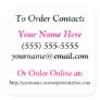 Avon Brochure Stickers - Square