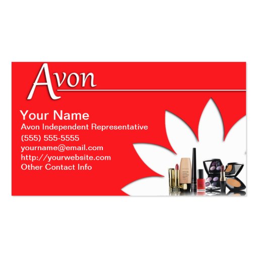 Avon Business Cards (front side)