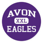 Avon - Eagles - Avon High School - Avon Ohio Round Sticker