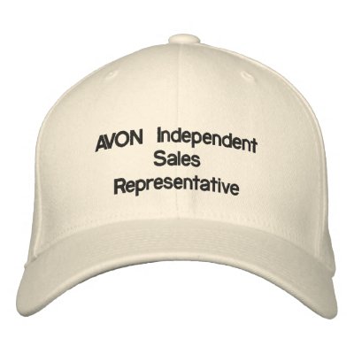 AVON Independent Sales Representative Embroidered Hats by shopwithpatty