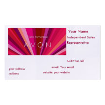 Avon Sales Representative Business Card