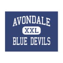 Avondale Blue Devils Middle Avondale Arizona Postcard