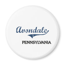 Avondale Pennsylvania City Classic Fridge Magnets