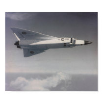 Avro Arrow- RL202 in Flight 'left pitch' posters by Avro_Arrow_Collector Avro Arrow- RL202 in Flight 'left pitch' posters