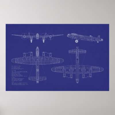 Avro Lancaster Bomber Poster by iArtPrints