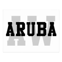 AW Aruba Post Card