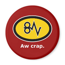 "Aw Crap, Paper Jam!" magnets by spreefitshirts "Aw Crap, Paper Jam!" magnets