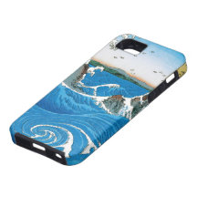 Awa Province, Naruto Whirlpools by Ando Hiroshige iPhone 5 Covers