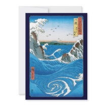 Awa Province, Naruto Whirlpools by Ando Hiroshige Personalized Invite