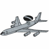 Awacs E-3 Sentry embroidered shirts by ZazzleEmbroidery Awacs E-3 Sentry embroidered shirts