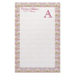 Await Abstract Pattern - Monogram Stationery