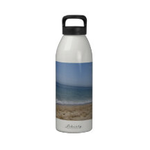 Awaiting the Next Wave Water Bottle
