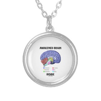 Awakened Brain Inside (Brain Anatomy) Necklace