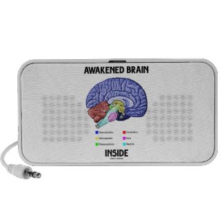 Awakened Brain Inside (Brain Anatomy) Laptop Speaker