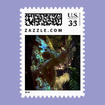 awakening postcard stamp