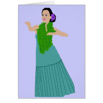 Awana(modern) Hula Dancer CARD