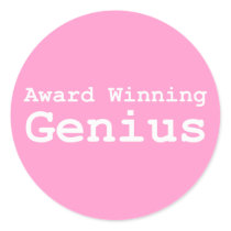 Award Winning Genius Gifts stickers
