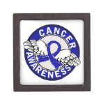 Awareness 14 Rectal Cancer Premium Keepsake Boxes