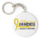 Awareness 2 Childhood Cancer Key Chain